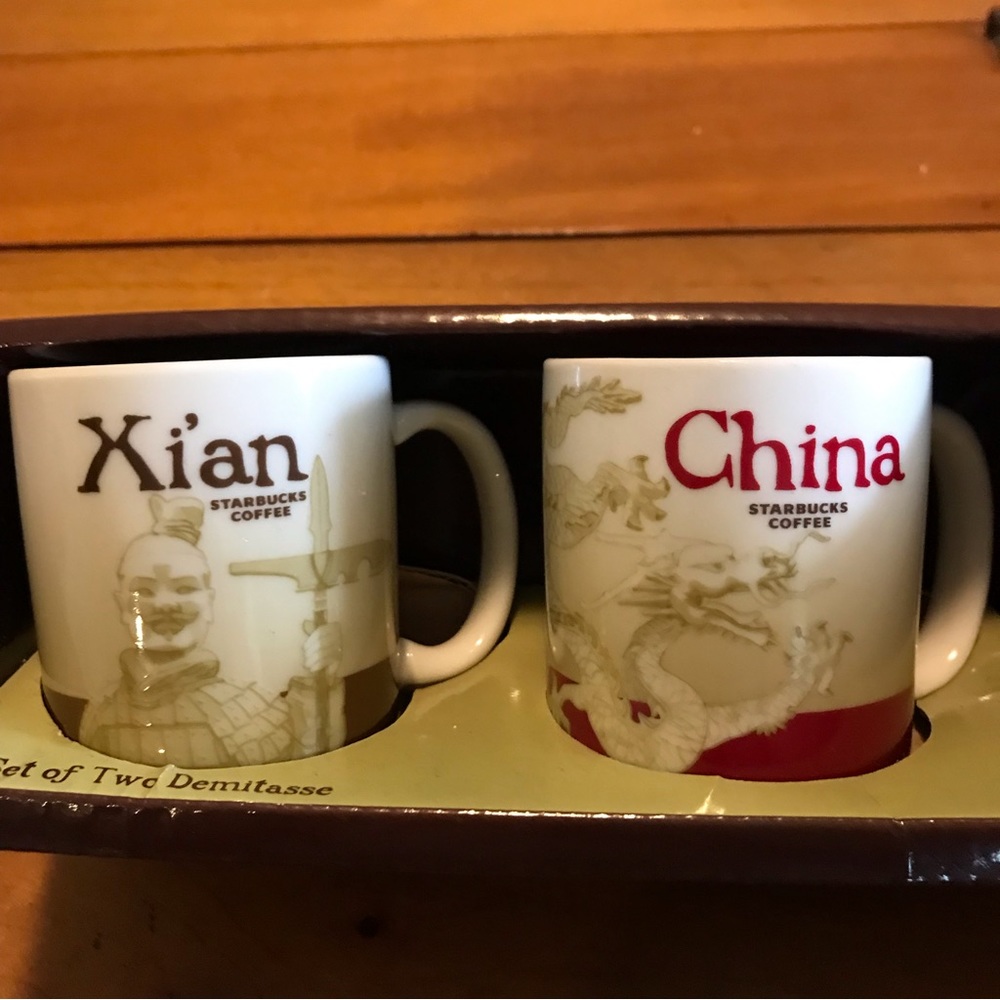 🆕 Starbucks Set of Two Demitasse Cups